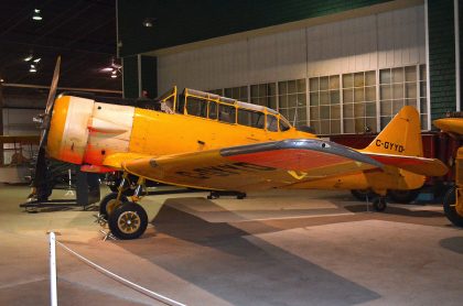 Canadian Car & Foundry Harvard 4 C-GYYO Canadian Armed Forces, Western Development Museum / History of Transportation, Moose Jaw Canada