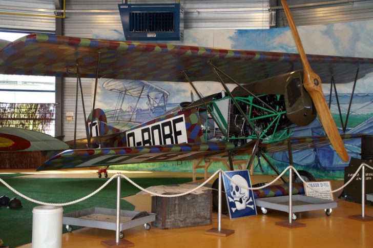 Fokker D.VII O-BOBE, Stampe and Vertongen Museum Luchthaven Antwerpen-Deurne, Belgium