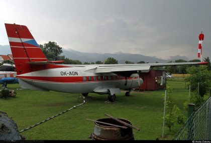 Let L-410A Turbolet OK-ADN Slov Air, Tomcany Aeroclub Airport collection Dražkovce, Slovakia