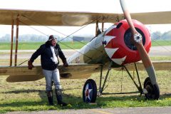 Nieuport 28 pilot, Stampe and Vertongen Museum Luchthaven Antwerpen-Deurne, Belgium