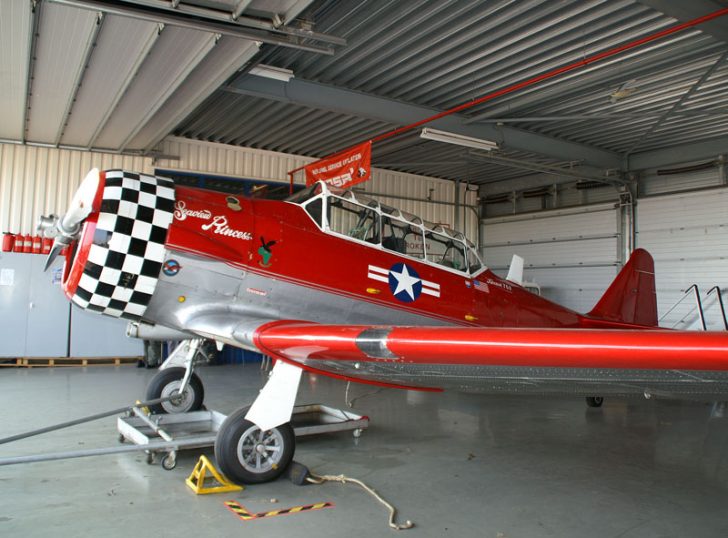 North American T-6G Texan N4109C USAF, Stampe and Vertongen Museum Luchthaven Antwerpen-Deurne, Belgium