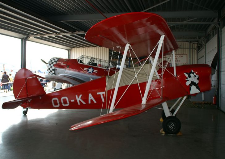 Stampe Vertongen SV.4E OO-KAT, Stampe and Vertongen Museum Luchthaven Antwerpen-Deurne, Belgium