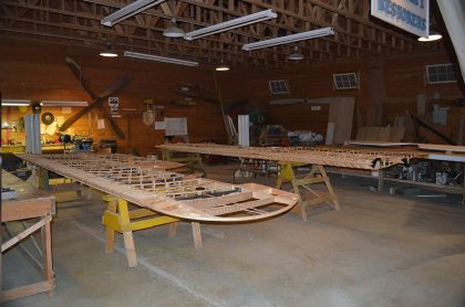 Vickers Vedette V (replica) wings, Western Development Museum / History of Transportation, Moose Jaw Canada