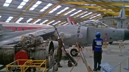 BAe Sea Harrier FRS.1/FA.2 ZA176/R-126 Fleet Air Arm, Newark Air Museum, Winthorpe UK