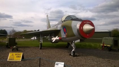 English Electric Lightning T.5 XS417/DZ RAF, Newark Air Museum, Winthorpe UK