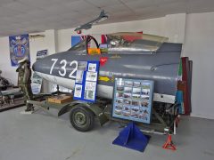 Hawker Hunter GA.11 WV381/732 Fleet Air Arm, The Hovercraft Museum Lee-on-the-Solent, United Kingdom