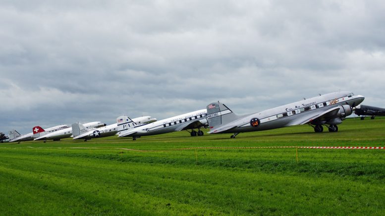 Daks over Normandy Flight Line