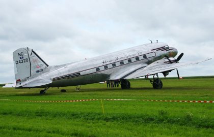 Douglas C-47 NC24320 Museum of Mountain Flying as "Miss Montana" Johnson Flying Services, Daks over Normandy