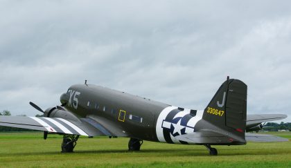 Douglas C-47A N62CC Mission Boston D-Day as 43-30647/X5-J "Virginia Ann" USAAF, Daks over Normandy