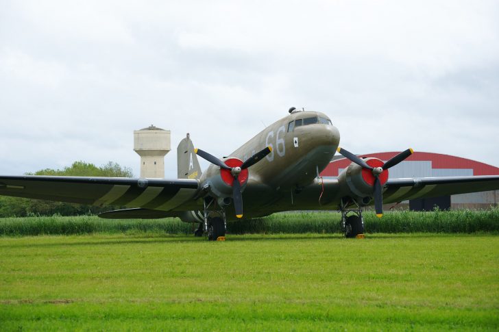 Douglas C-47A Skytrain N147DC Aces High as 42-100284/S6-A USAAF "Mayfly", Daks over Normandy