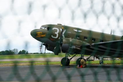 Maintenance on Douglas C-47A Skytrain N47TB Commemorative Air Force as 42-92847/3X-W "That's All Brother" USAAF, Daks over Normandy