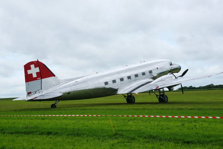 Douglas DC-3 N431HM Classic Formation Team Swissair (Crossair), Daks over Normandy