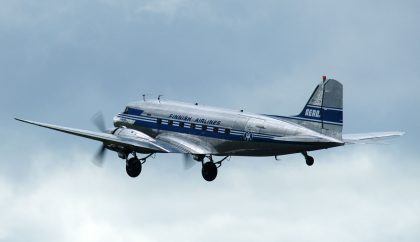 Douglas DC-3A OH-LCH Aeroveteran OY as Aero - Finnish Airlines, Daks over Normandy