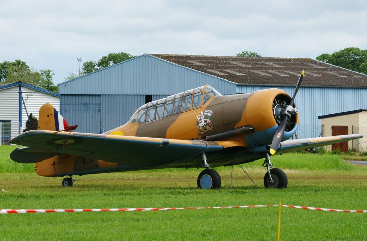 North American Harvard 4 G-BJST/AJ841 RAF "Wacky Wabbit", Daks over Normandy