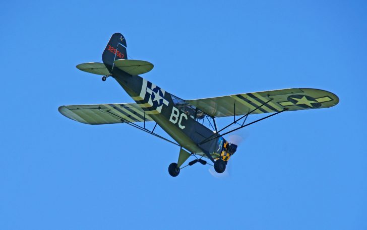 Piper J-3C-65 Cub 329567/BC USAAF "D-Day Doll", L-birds back to Normandy, Saint-Andre-de-L’Eure, France