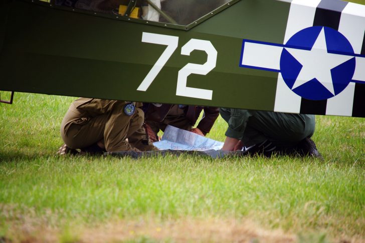 Piper J3C-65 Cub F-BCPK/13147/72-G USAAF, L-birds back to Normandy, Saint-Andre-de-L’Eure, France