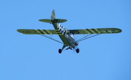 Piper J3C-65 Cub F-BFMQ/480231/84-V USAAF, L-birds back to Normandy, Saint-Andre-de-L’Eure, France