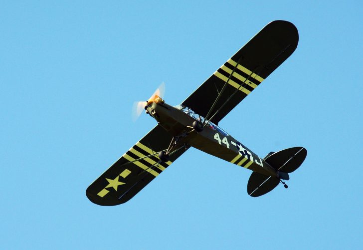 Piper J3C-65 Cub G-BILI /454467/44-J USAAF, L-birds back to Normandy, Saint-Andre-de-L’Eure, France