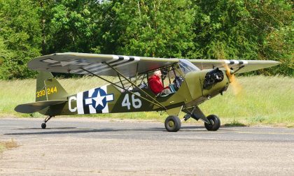 Piper J3C-65 Cub G-CGIY/330244/46-C USAAF, L-birds back to Normandy, Saint-Andre-de-L’Eure, France