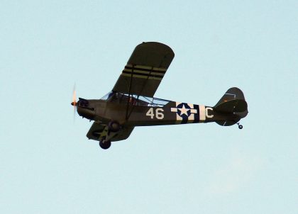 Piper J3C-65 Cub G-CGIY/330244/46-C USAAF, L-birds back to Normandy, Saint-Andre-de-L’Eure, France