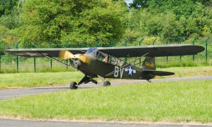 Piper J3C-65 Cub I-GRAS/54448/BV USAAF, L-birds back to Normandy, Saint-Andre-de-L’Eure, France | Rob Vogelaar