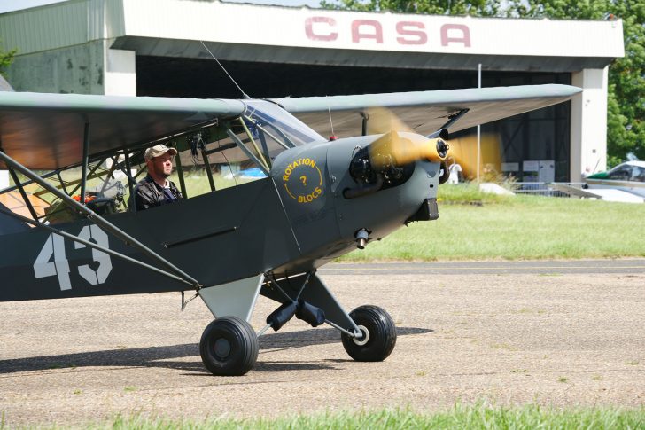 Piper J3C-65 Cub N29EG/479709/43-B USAAF, L-birds back to Normandy, Saint-Andre-de-L’Eure, France