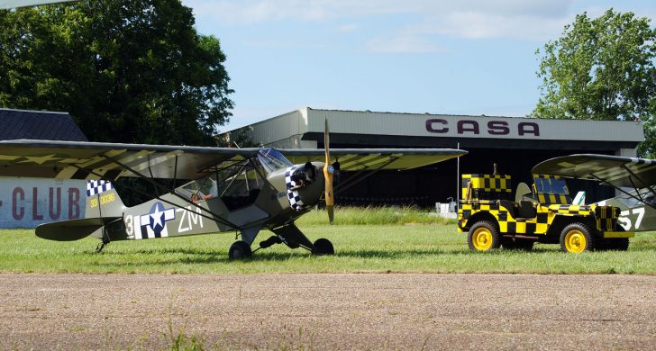 Piper L-4H Grasshopper F-AYZA/330036/ZM-3 USAAF, L-birds back to Normandy, Saint-Andre-de-L’Eure, France