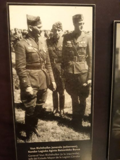 Wolfram von Richthofen, Museo de la Paz de Guernica Gernika-Lumo, Spain