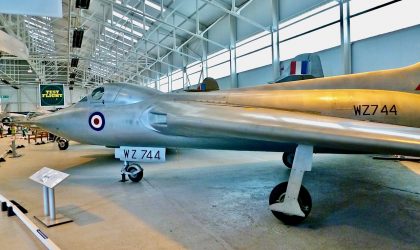 Avro 707c WZ744 RAF, Royal Air Force Museum Cosford, Cosford Shifnal, UK