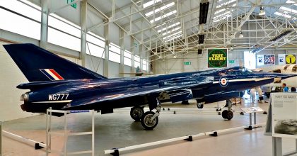 Fairey FD.2 WG777 RAF, Royal Air Force Museum Cosford, Cosford Shifnal, UK