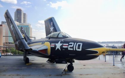 Grumman F-9F-8 Cougar 141117/E-210 US Navy, Intrepid Sea, Air & Space Museum New York, NY