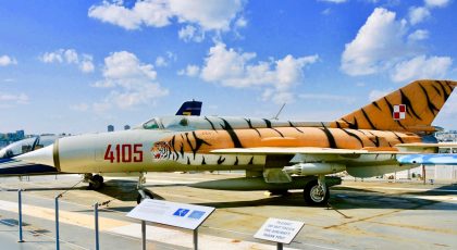 Mikoyan-Gurevich MiG-21PFM 4105 Polish Air Force, Intrepid Sea, Air & Space Museum New York, NY