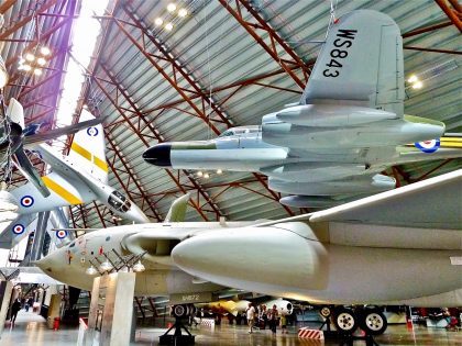 Armstrong Whitworth Meteor NF.14 WS843/J RAF, Royal Air Force Museum Cosford, Cosford Shifnal, UK