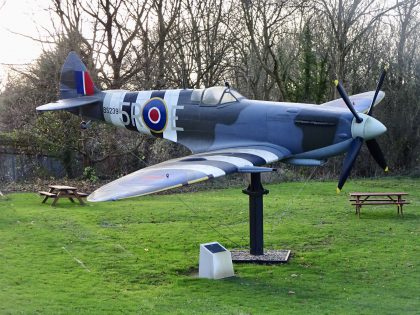 Supermarine Spitfire (replica) BS239/5R-E RAF, Battle of Britain Bunker Uxbridge, United Kingdom