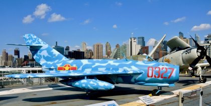 WSK Lim-5 (MiG-15) 0327 Vietnam Air Force, Intrepid Sea, Air & Space Museum New York, NY