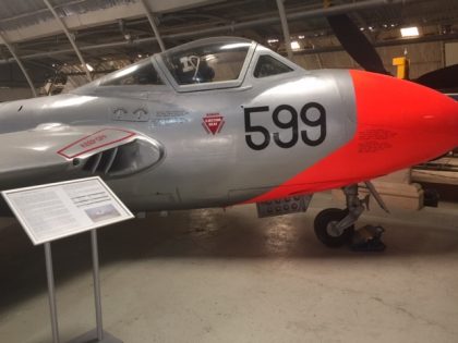 de Havilland Vampire T.11 WZ550/599 Royal Navy, Malta Aviation Museum, Ta’ Qali, Malta