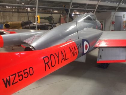 de Havilland Vampire T.11 WZ550/599 Royal Navy, Malta Aviation Museum, Ta’ Qali, Malta