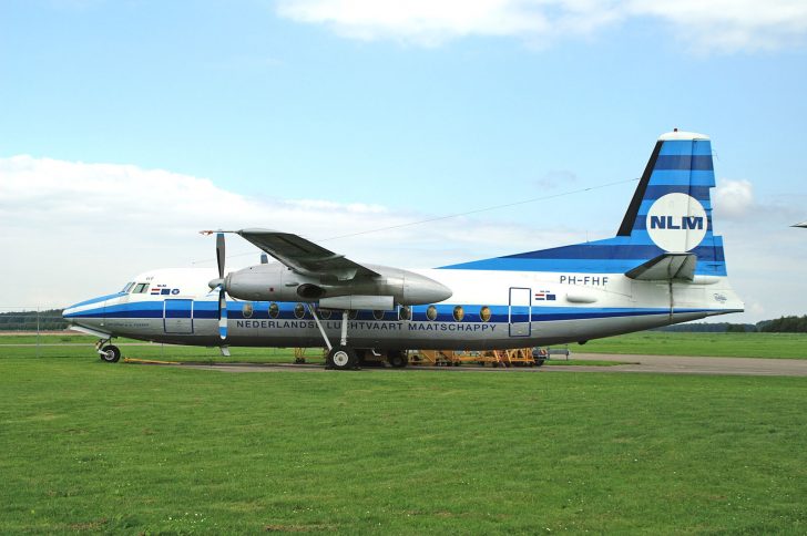 Fokker F.27-500 Frienship PH-FHF Nederlandse Luchtvaart Maatschappij, Aviodrome