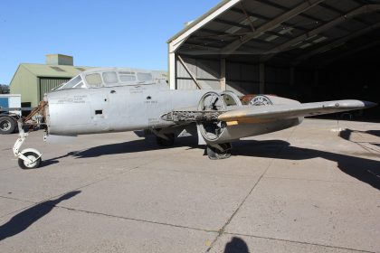 Gloster Meteor T.7 WH132 RAF, Hooton Park Trust, Ellesmere Port, UK