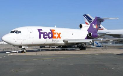 Boeing 727-22F N166FE Federal Express, Musée de l’Air et de l’Espace | Aéroport de Paris-Le Bourget, France