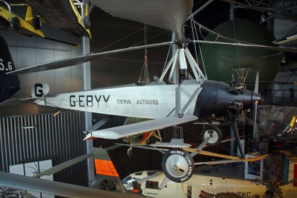 Cierva CB 11 Autogiro G-EBYY, Musée de l’Air et de l’Espace | Aéroport de Paris-Le Bourget, France