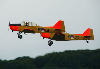 Fokker S11-1 PH-AFS/E-14 and PH-HOL/E-27 Fokker Four, Luchtmachtdagen 2019 Volkel