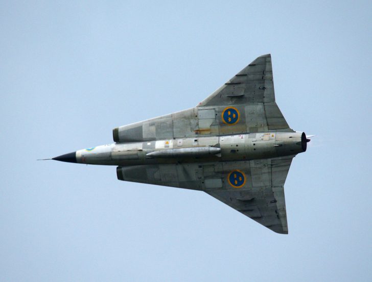 Saab Sk35C Draken SE-DXP/35810/79 Swedish Air Force Historic Flight, Luchtmachtdagen 2019 Volkel