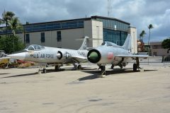 Cold War F-104A Starfighter and MiG-21PF, Pacific Aviation Museum Pearl Harbor Honolulu, Hawaii