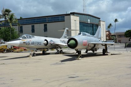 Cold War F-104A Starfighter and MiG-21PF, Pearl Harbor Aviation Museum Honolulu, Hawaii