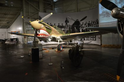 Curtiss P-40E Warhawk N40FT/P-18723/67 Flying Tigers, Pearl Harbor Aviation Museum Honolulu, Hawaii