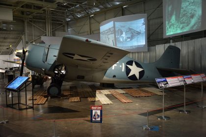 Grumman F4F-3 Wildcat N3210D/F-1 US Navy, Pearl Harbor Aviation Museum Honolulu, Hawaii