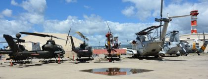 Pearl Harbor Aviation MuseumHonolulu - Ford Island NALF (NAS / Luke Field) helicopters of Pacific Aviation Museum