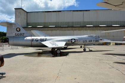 Lockheed F-104A Starfighter 56-0817/FG-817 USAF, Pearl Harbor Aviation Museum Honolulu, Hawaii