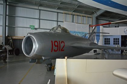 Mikoyan Gurevich MiG-17 1912 Sovjet Air Force, Ashburton Aviation Museum, Ashburton New Zealand